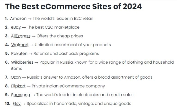 Wildberries и Ozon вошли в топ-10 международного рейтинга e-commerce платформ Wildberries и Ozon вошли в топ-10 международного рейтинга e-commerce платформ