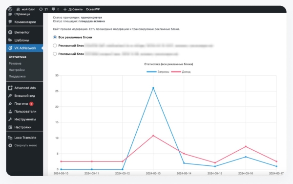 Рекламная сеть VK упрощает монетизацию сайтов на WordPress Рекламная сеть VK упрощает монетизацию сайтов на WordPress