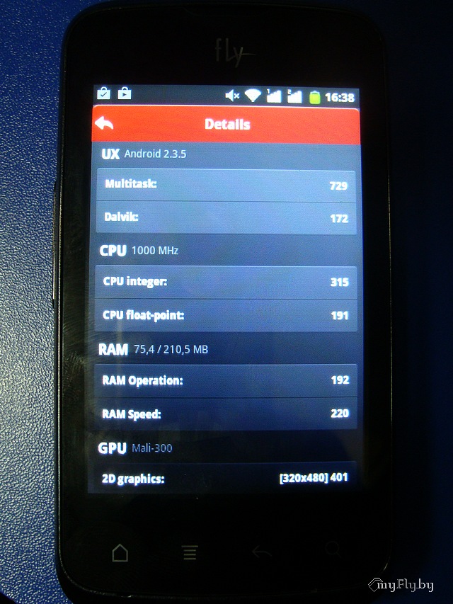 Тестирование телефона Fly IQ238