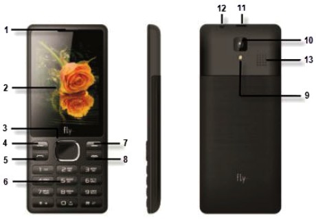 Телефон Fly FF282