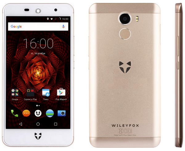 Металлический смартфон Wileyfox Swift 2