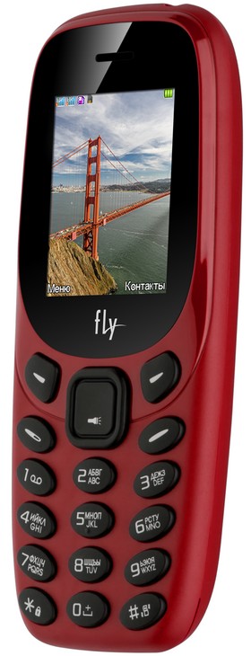 Красный телефон Fly FF182