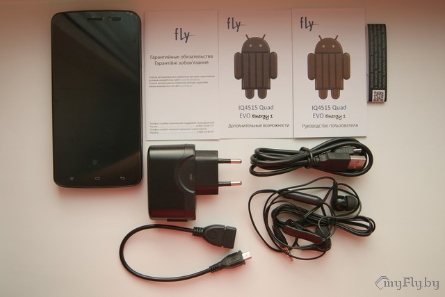 Комплектация Fly EVO Energy 1