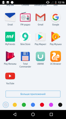 Список приложений